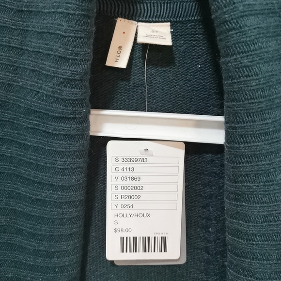 Anthropologie Moth OPEN POINTELLE CARDIGAN - Picture 6 of 7